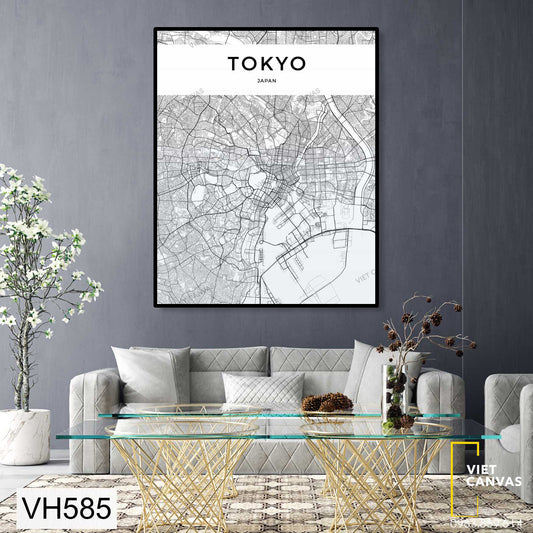 Tranh Nét Vẽ Tokyo Nhật Bản - VH585