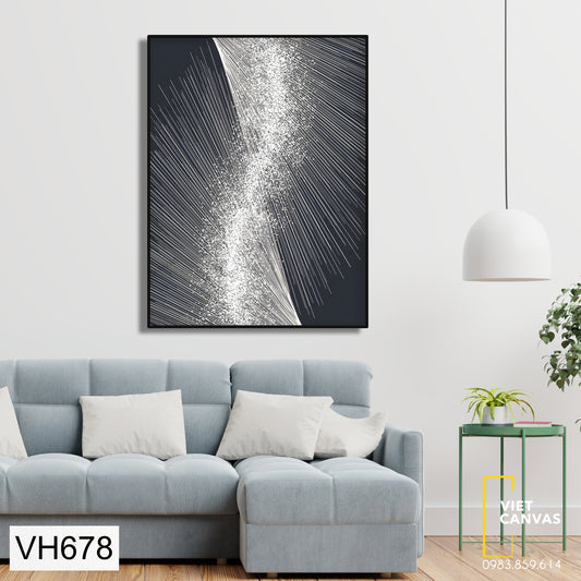 Tranh Hiện Đại Tối Giản Dãy Sóng - VH678