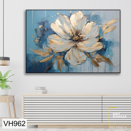 Tranh Phong Cách Sơn Dầu Hoa Nở Rộ - VH962