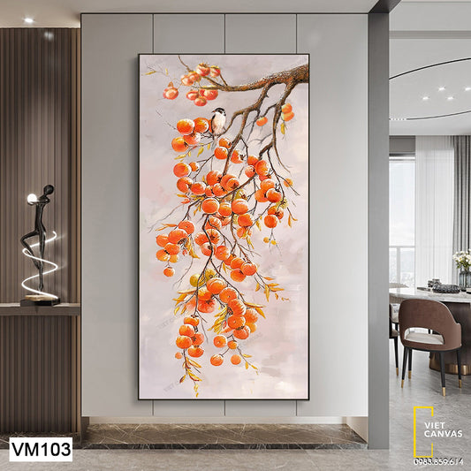 Tranh Những Quả Hồng Chín Mộng VM103