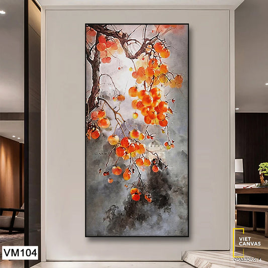 Tranh Cành Hồng Sai Quả VM104
