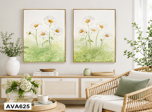 Bộ 2 Tranh Hoa Dại - AVA625