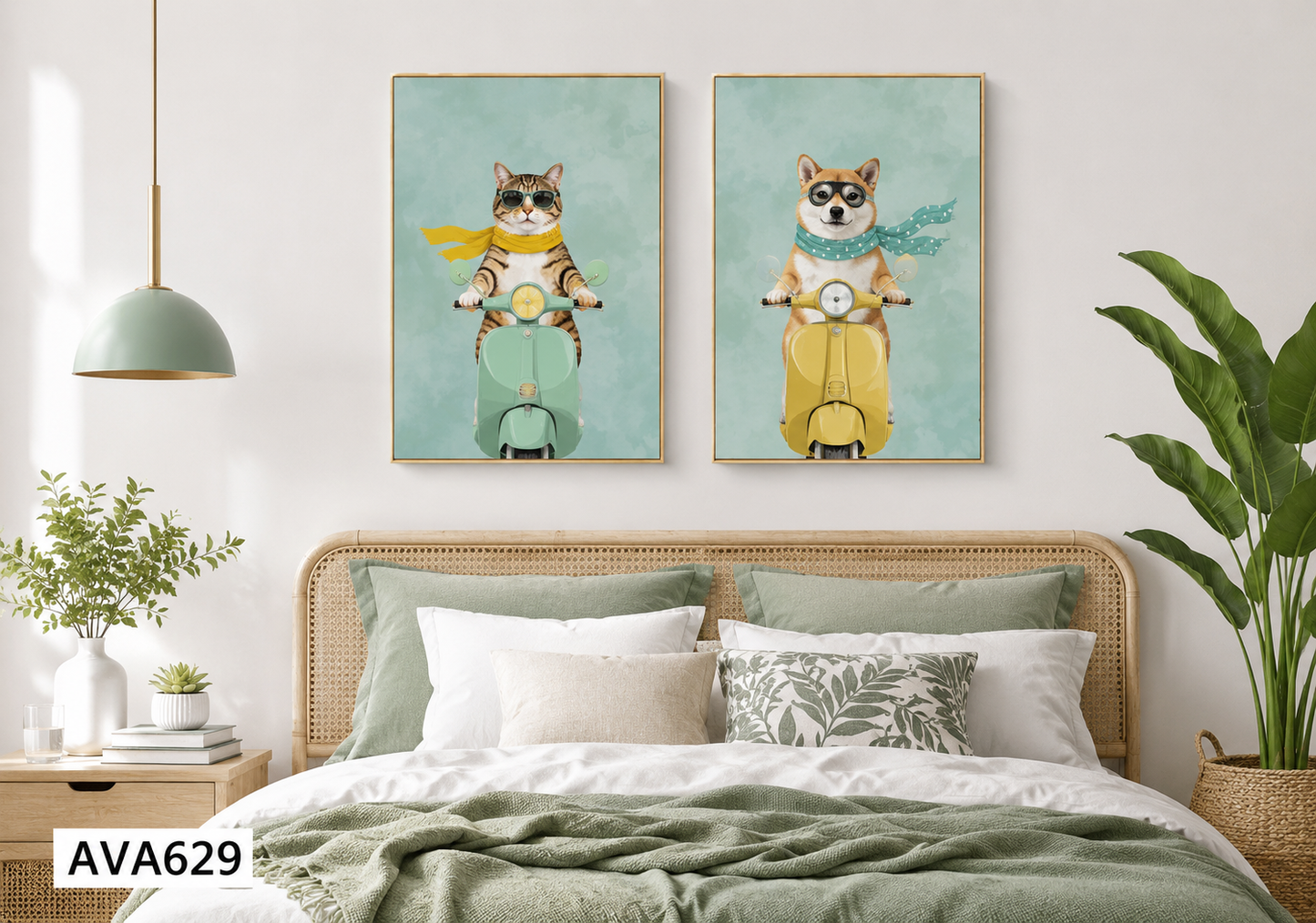 Bộ 2 Tranh Hoạt Hình - AVA629