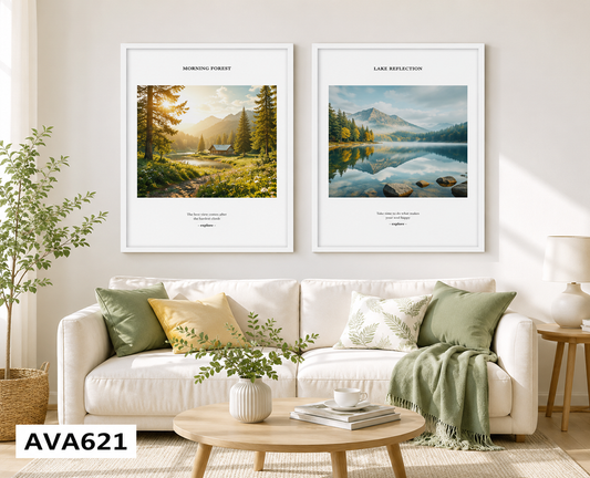 Bộ 2 Tranh Phong Cảnh - AVA621