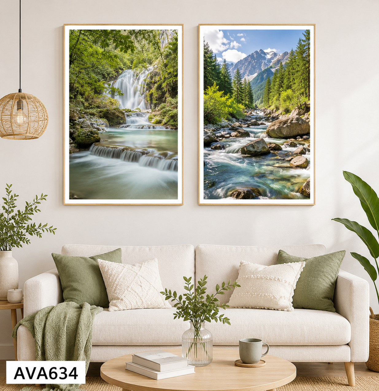 Bộ 2 Tranh Phong Cảnh - AVA634