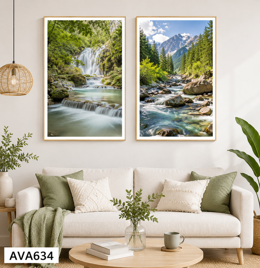 Bộ 2 Tranh Phong Cảnh - AVA634