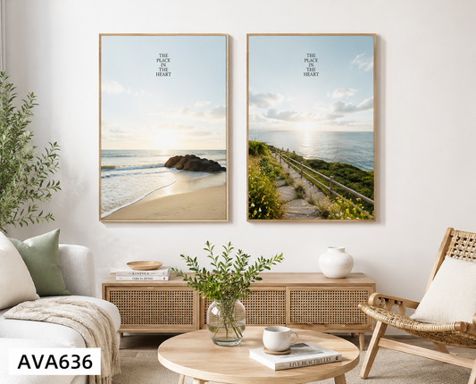 Bộ 2 Tranh Phong Cảnh - AVA636