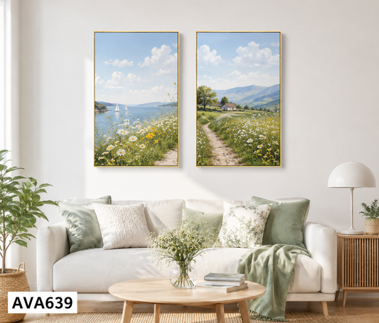 Bộ 2 Tranh Phong Cảnh - AVA639