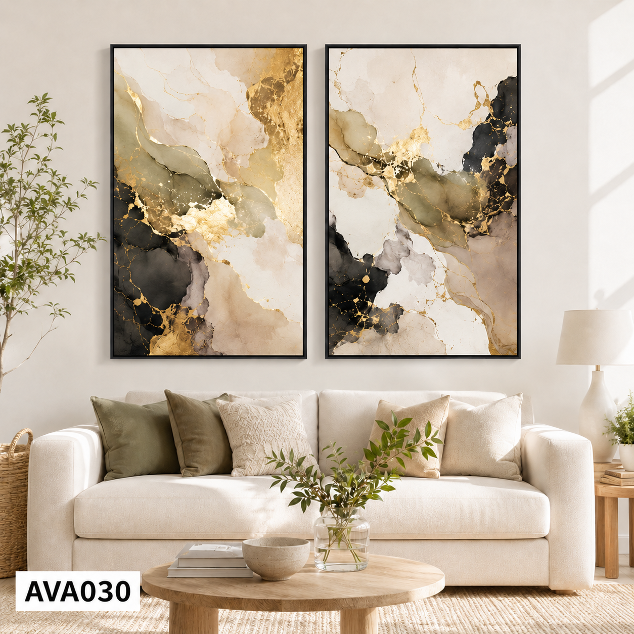 Bộ 2 Tranh Trừu Tượng - AVA030
