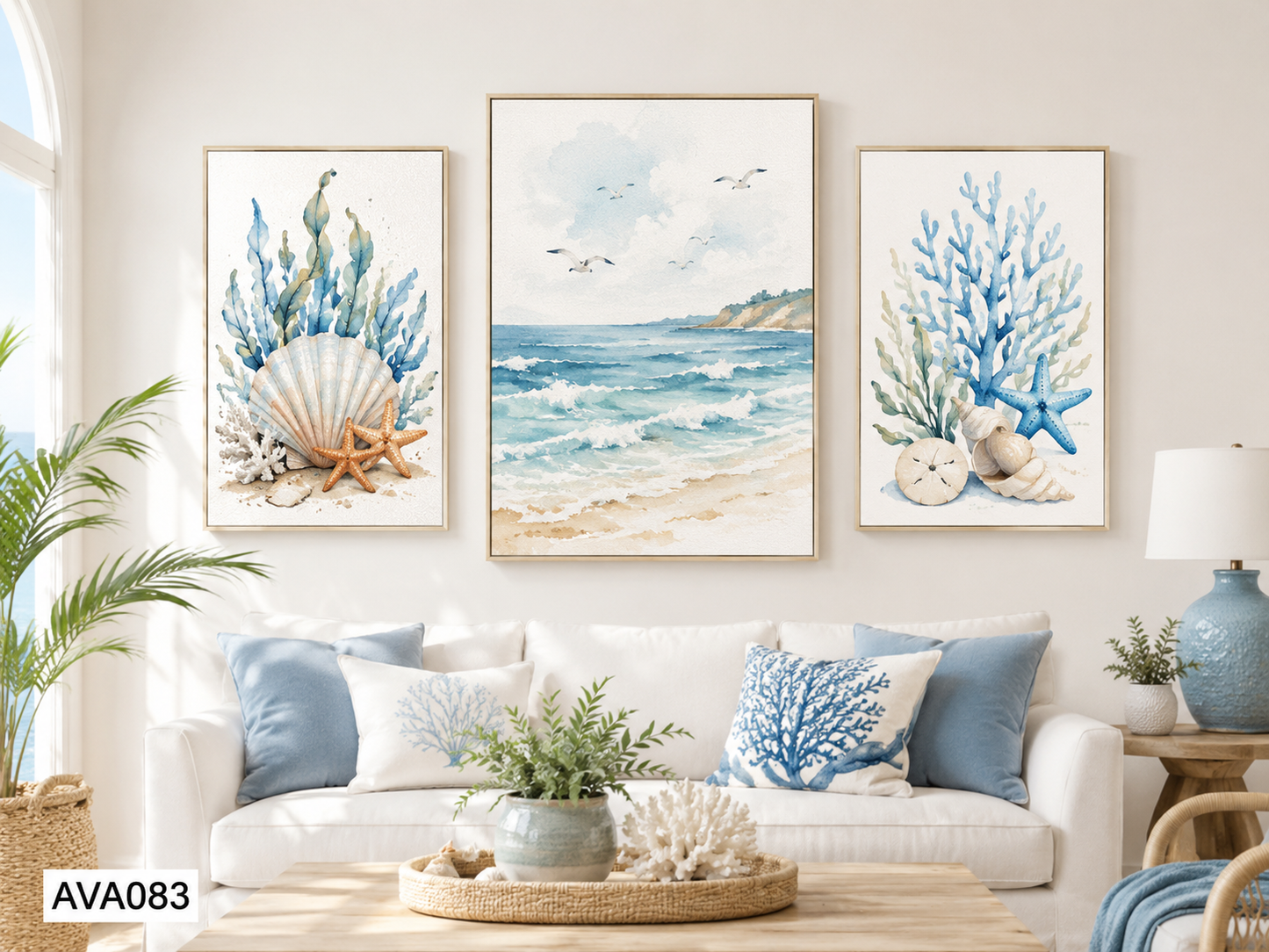 Bộ 3 Tranh Biển - AVA083