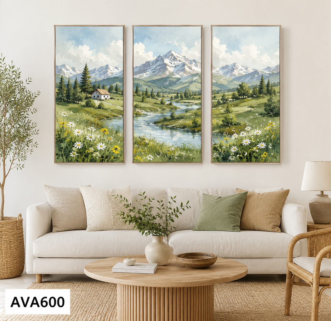 Bộ 3 Tranh Phong Cảnh - AVA600