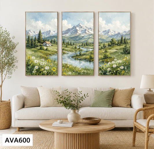 Bộ 3 Tranh Phong Cảnh - AVA600