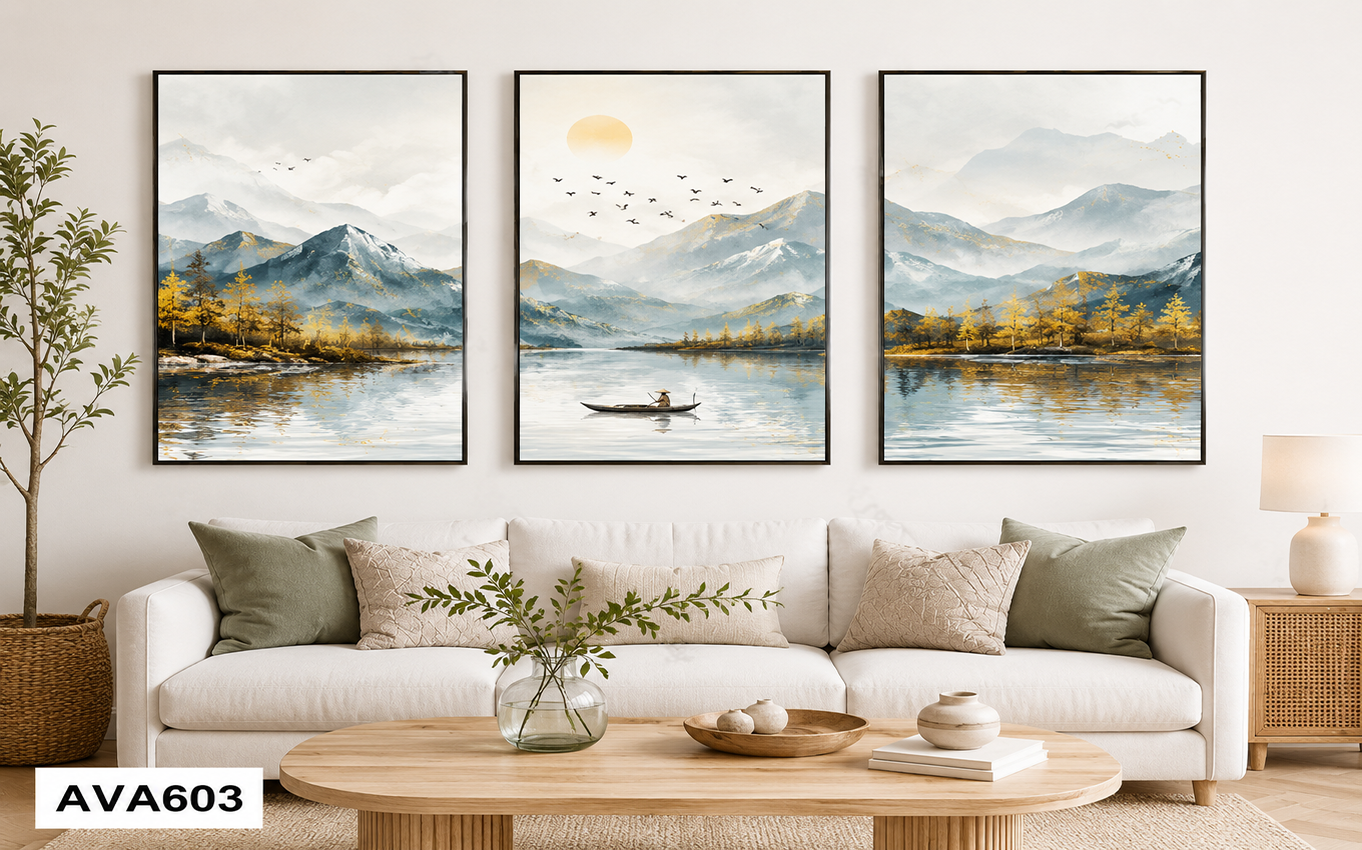 Bộ 3 Tranh Phong Cảnh - AVA603