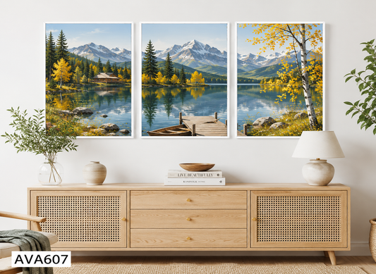 Bộ 3 Tranh Phong Cảnh - AVA607