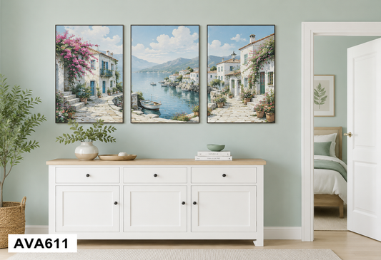 Bộ 3 Tranh Phong Cảnh - AVA611