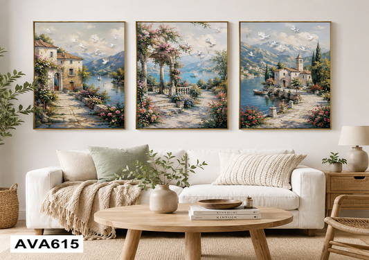 Bộ 3 Tranh Phong Cảnh - AVA615
