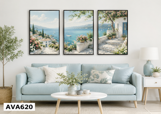 Bộ 3 Tranh Phong Cảnh - AVA620