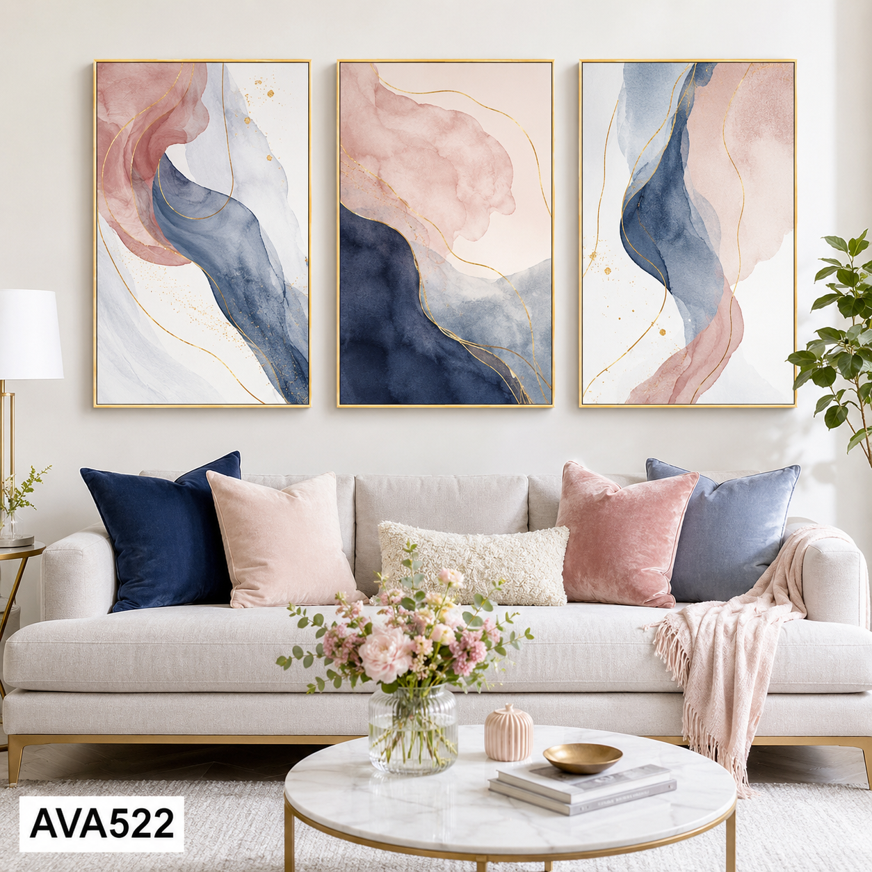 Bộ 3 Tranh Trừu Tượng - AVA522