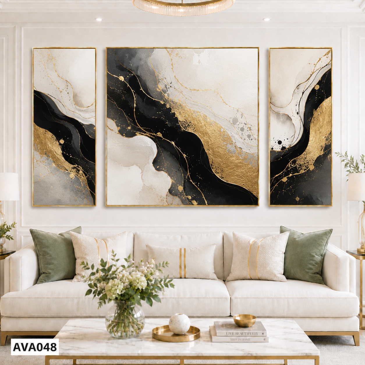 Bộ 3 Tranh Trừu Tượng- AVA048