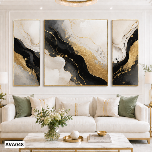 Bộ 3 Tranh Trừu Tượng- AVA048