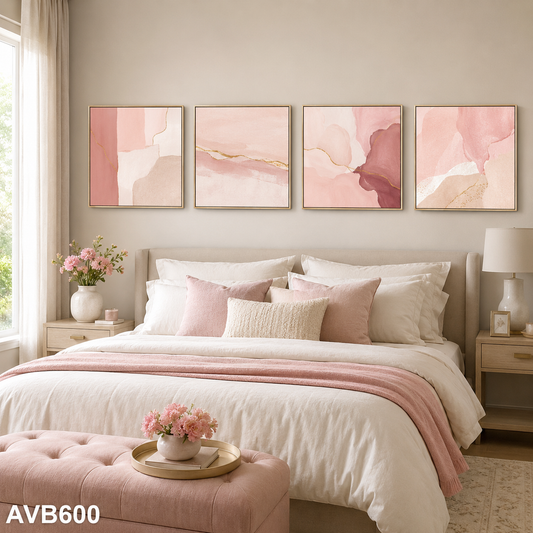 Bộ 4 Tranh Tối Giản - AVB600