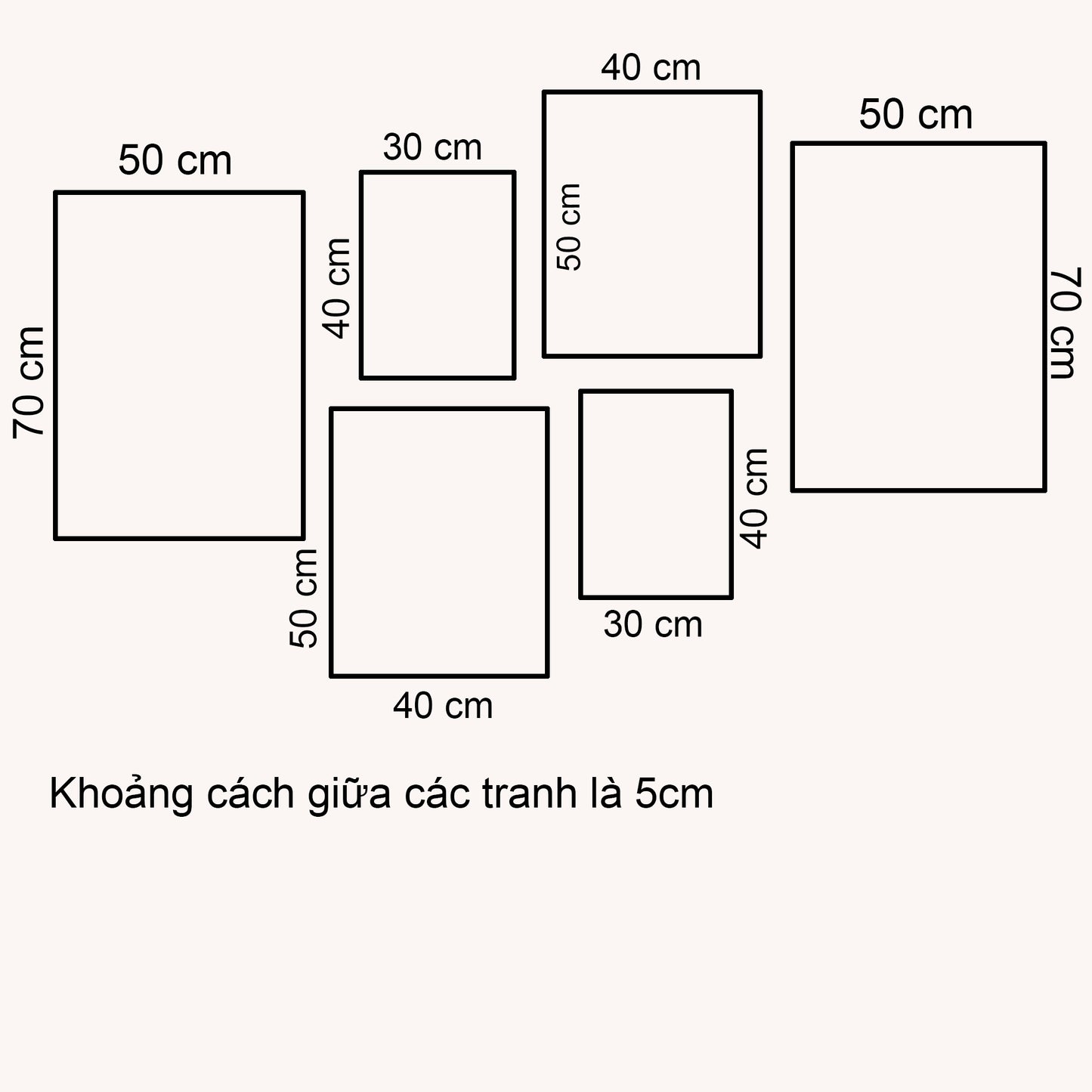 Bộ 6 Tranh Ấn Tượng - VH862