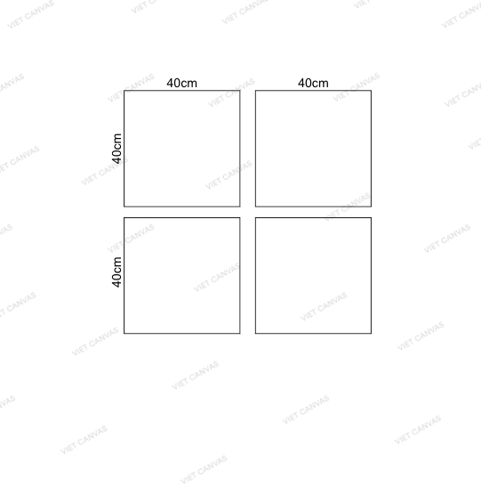 Bộ 4 Tranh Trừu Tượng Sang Trọng - VH394