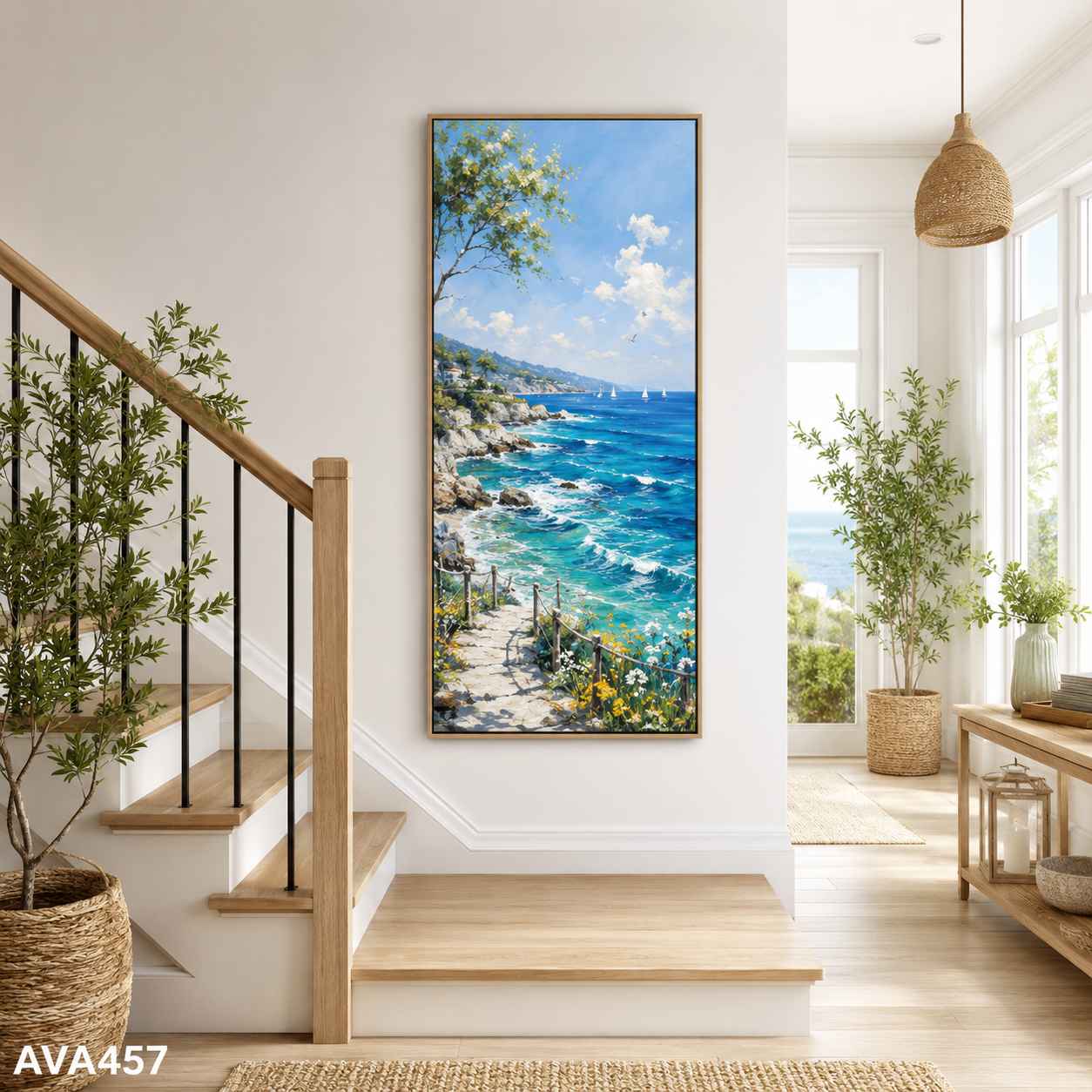 Tranh Ánh Nắng Biển Xanh - AVA457