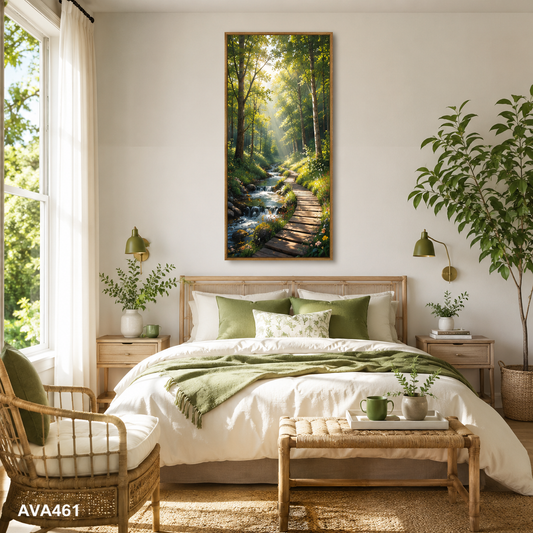 Tranh Ánh Nắng Xuyên Rừng - AVA461