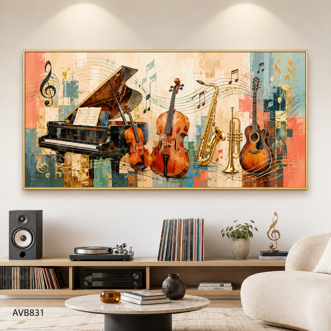 Tranh Bản Hoà Tấu - AVB831