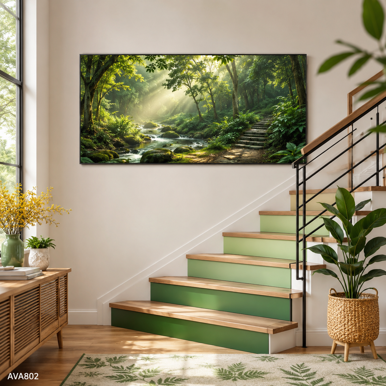 Tranh Bạt Ngàn Rừng Xanh - AVA802