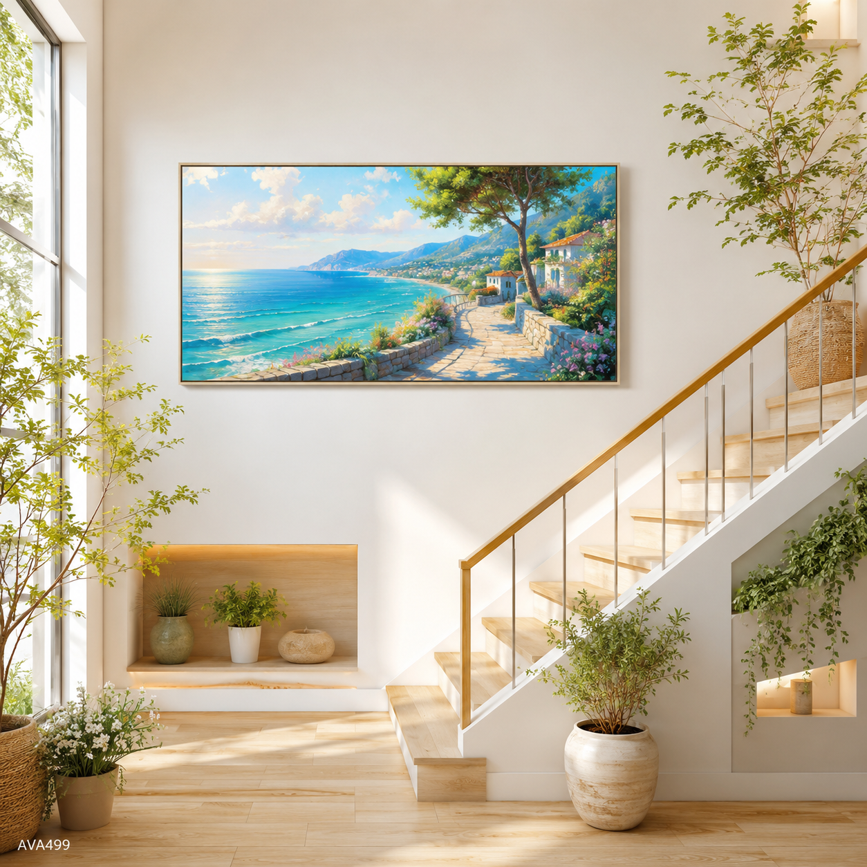 Tranh Biển Xanh Mênh Mông - AVA499