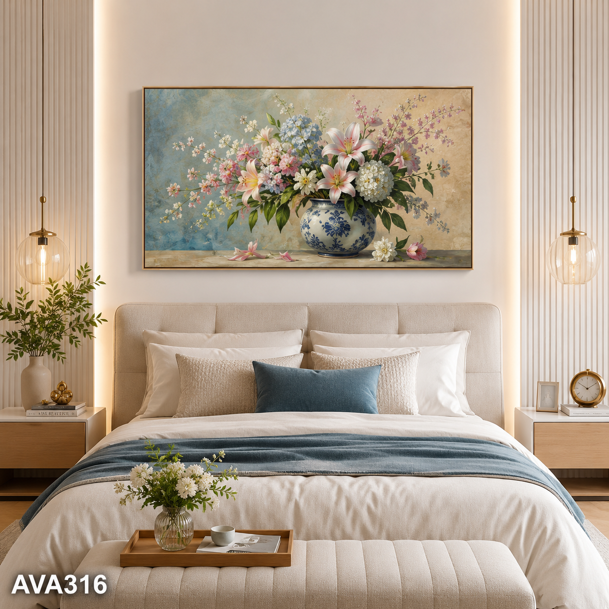 Tranh Bình Hoa Dịu Dàng - AVA316