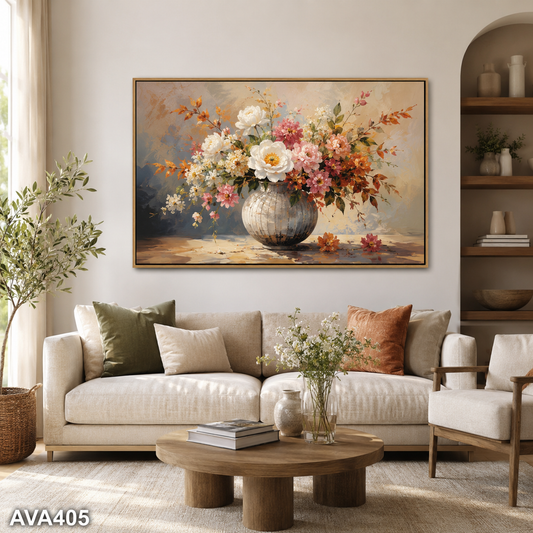 Tranh Bình Hoa Nở Rộ - AVA405