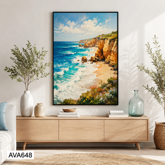 Tranh Bờ Biển - AVA648