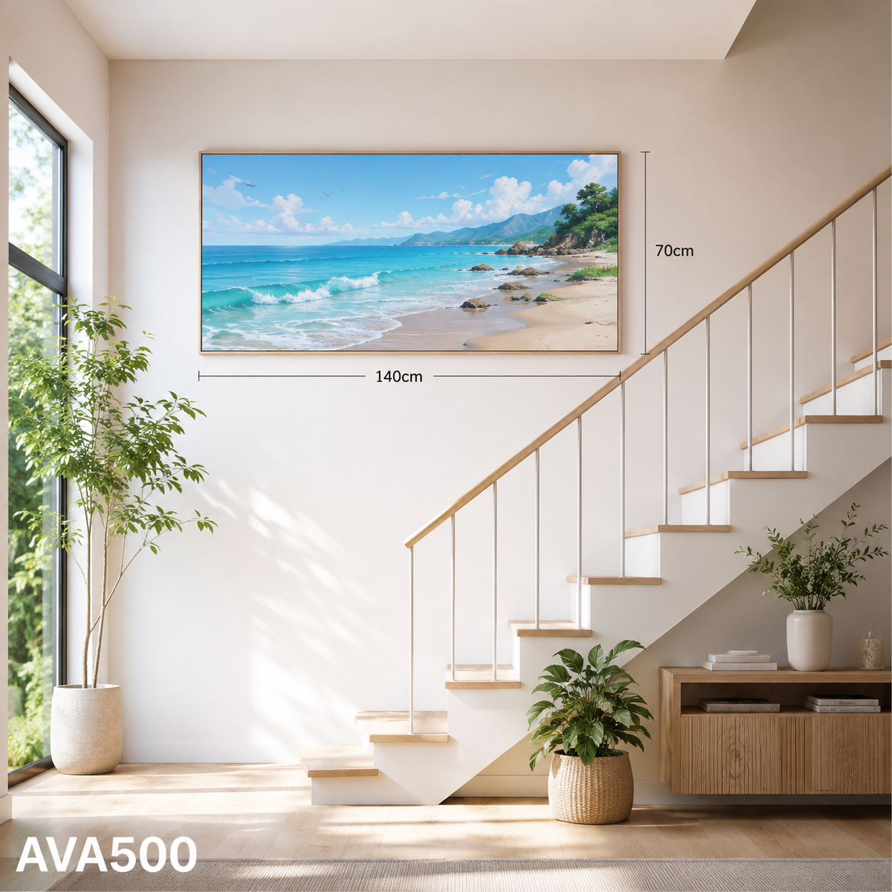 Tranh Bờ Biển Trong Vắt - AVA500
