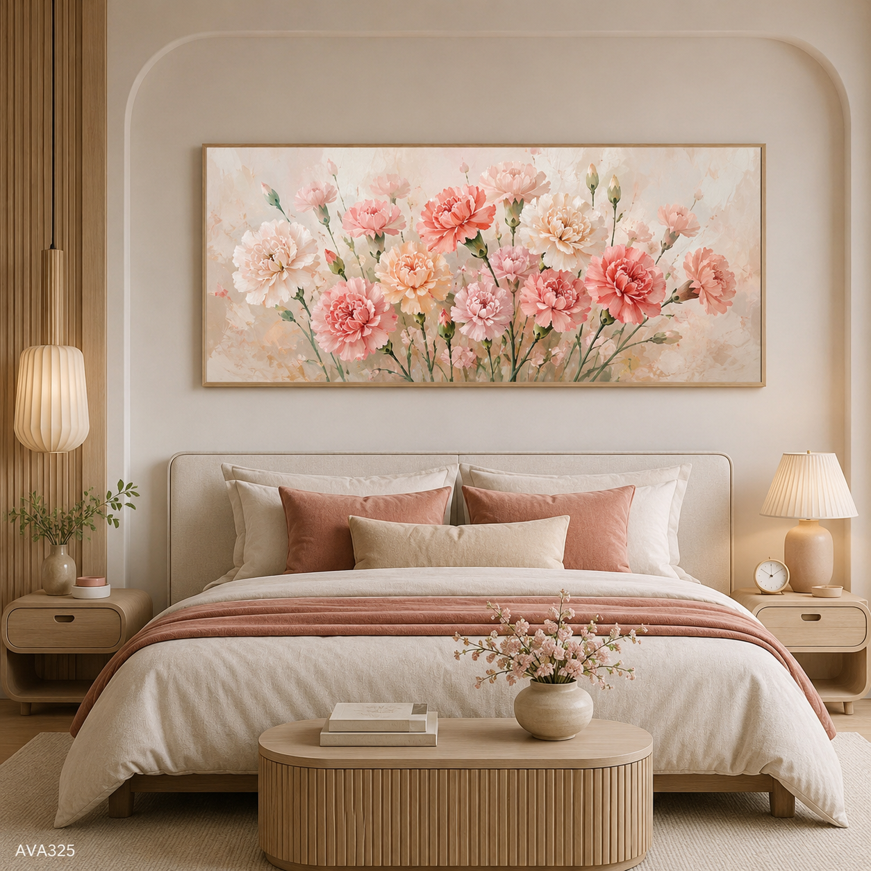 Tranh Cẩm Chướng Dịu Dàng - AVA325