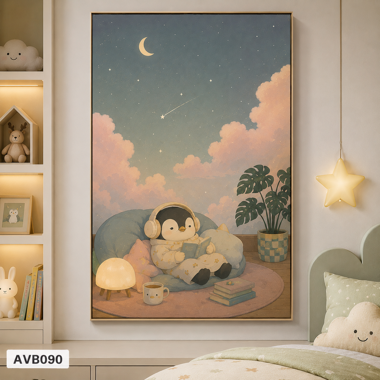Tranh Cánh Cụt Chill - AVB090