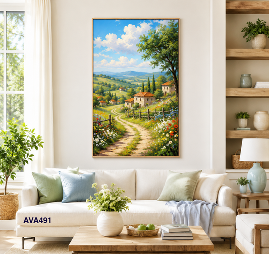 Tranh Cảnh Đồng Quê - AVA491