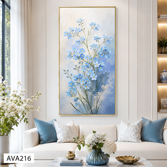 Tranh Cành Hoa Lưu Ly- AVA216