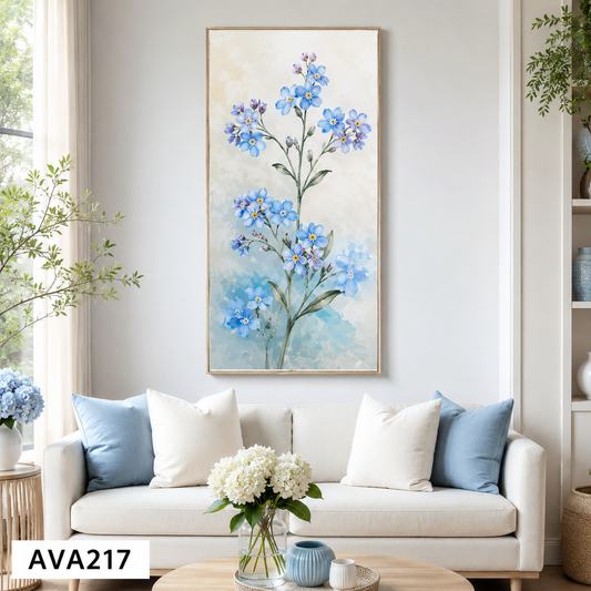Tranh Cành Hoa Lưu Ly- AVA217