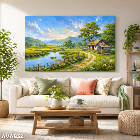 Tranh Cảnh Quê Yên Bình - AVA832