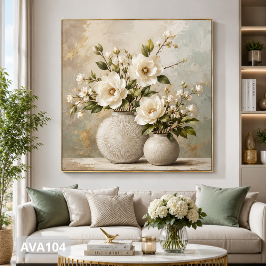 Tranh Hoa Bình Hoa Tĩnh Lặng - AVA104