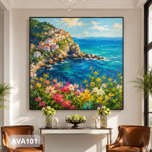 Tranh Bờ Biển Amalfi - AVA101