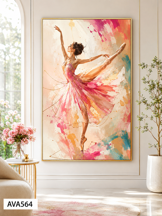 Tranh Cô Gái Ballet - AVA564