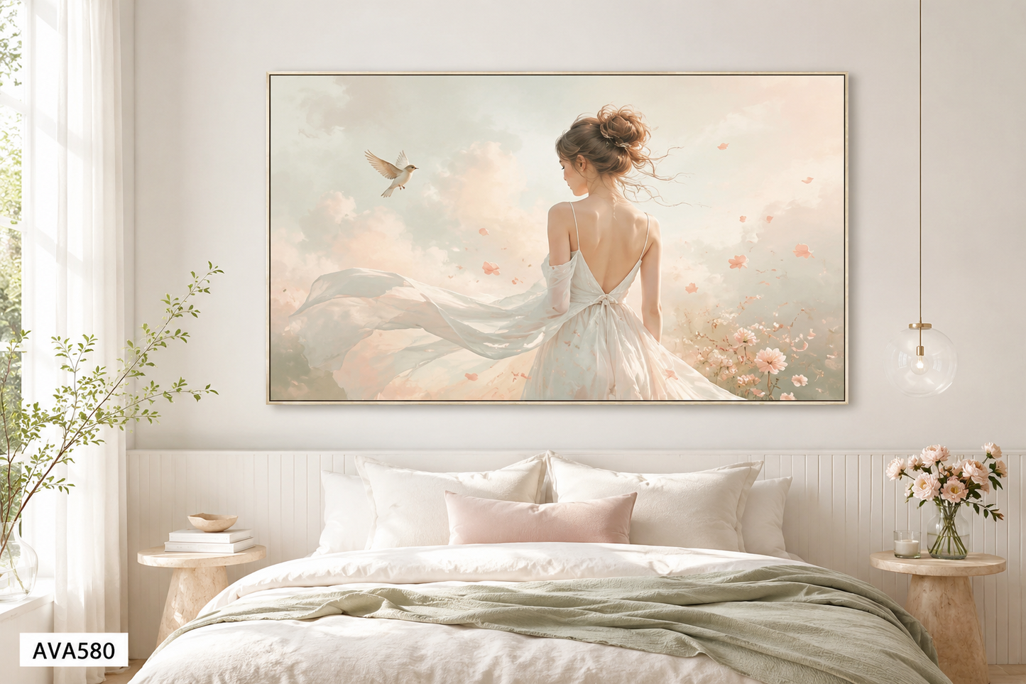 Tranh Cô Gái Nhẹ Nhàng - AVA580