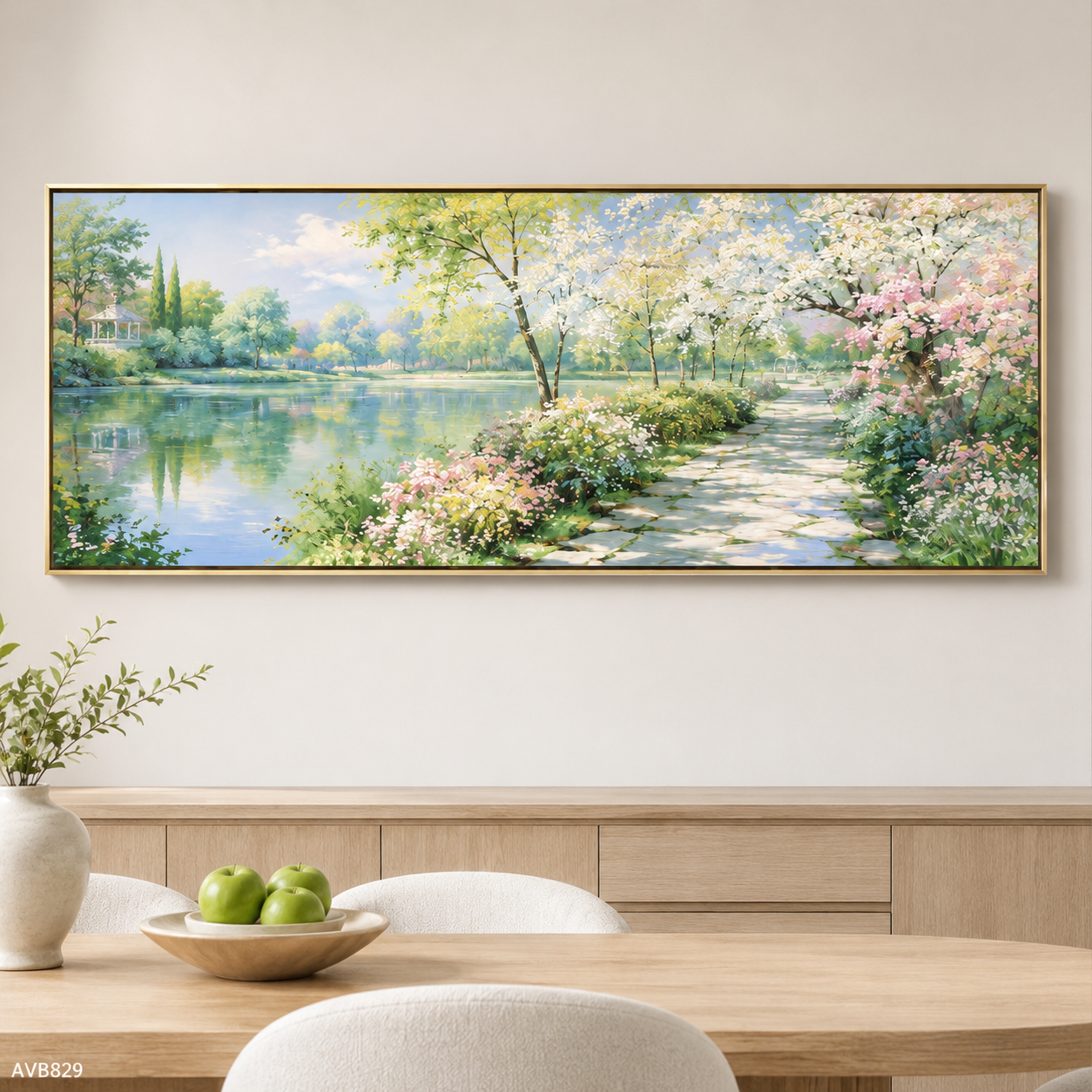 Tranh Con Đường Bình Yên - AVB829