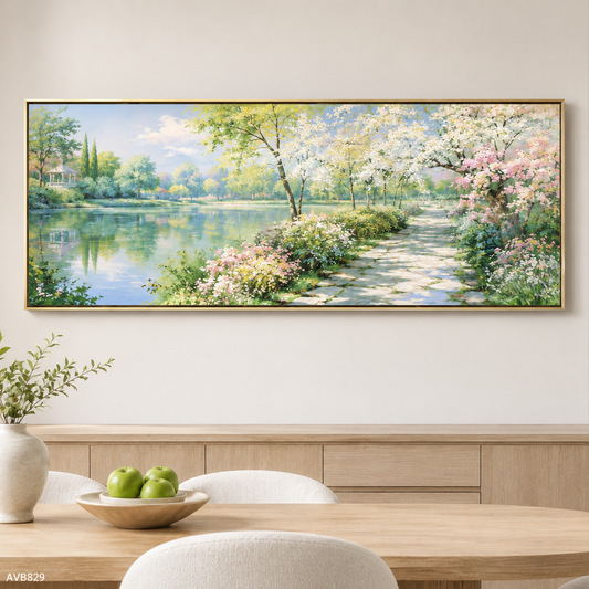 Tranh Con Đường Bình Yên - AVB829