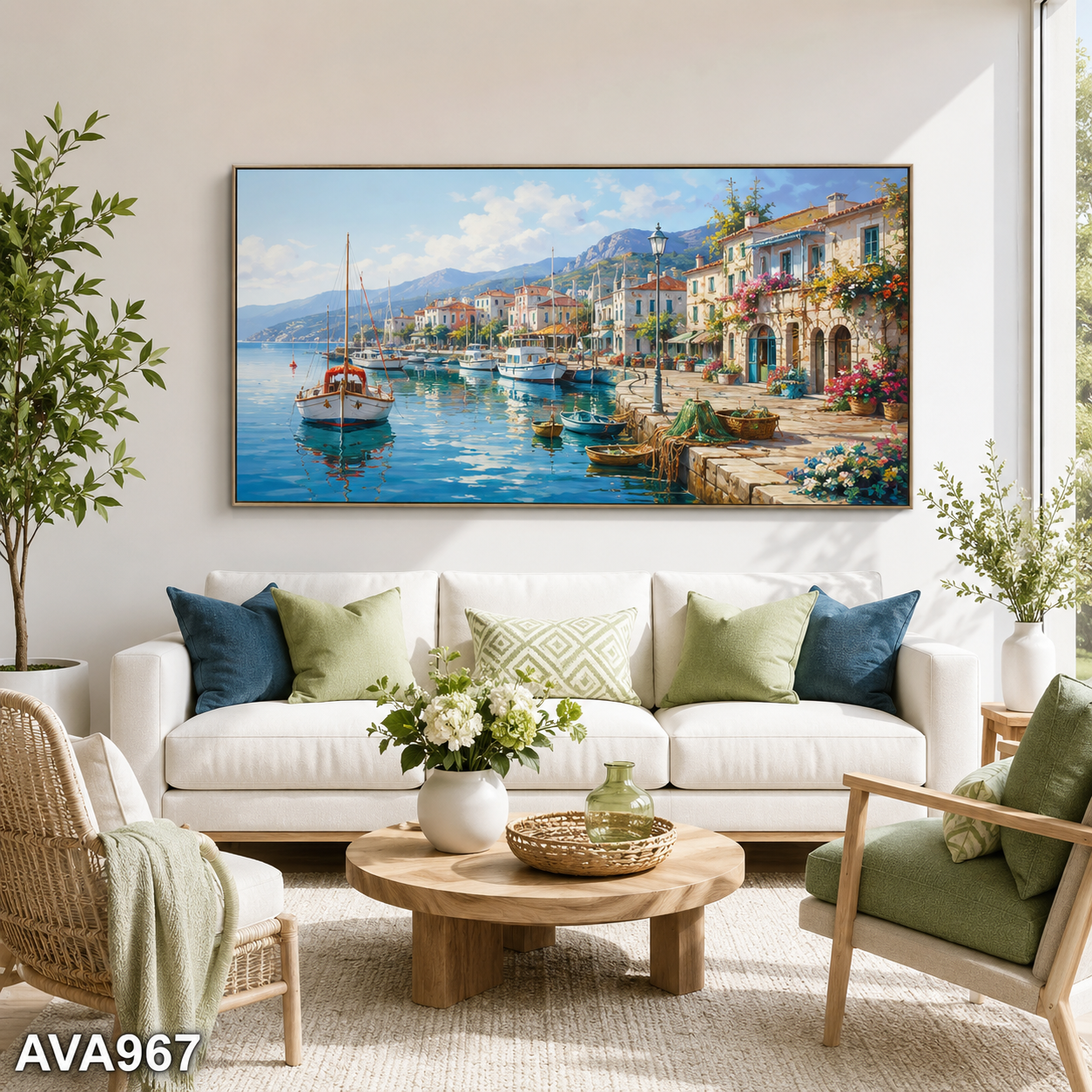 Tranh Con Đường Ở Bến Tàu - AVA967