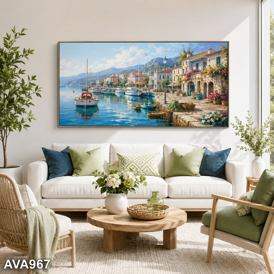 Tranh Con Đường Ở Bến Tàu - AVA967